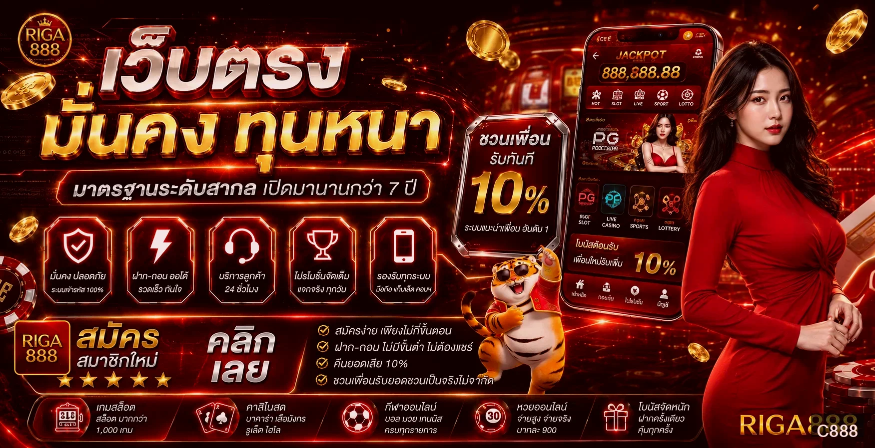 สล็อตออนไลน์ C888 รวมค่ายเกมที่จ่ายจริง